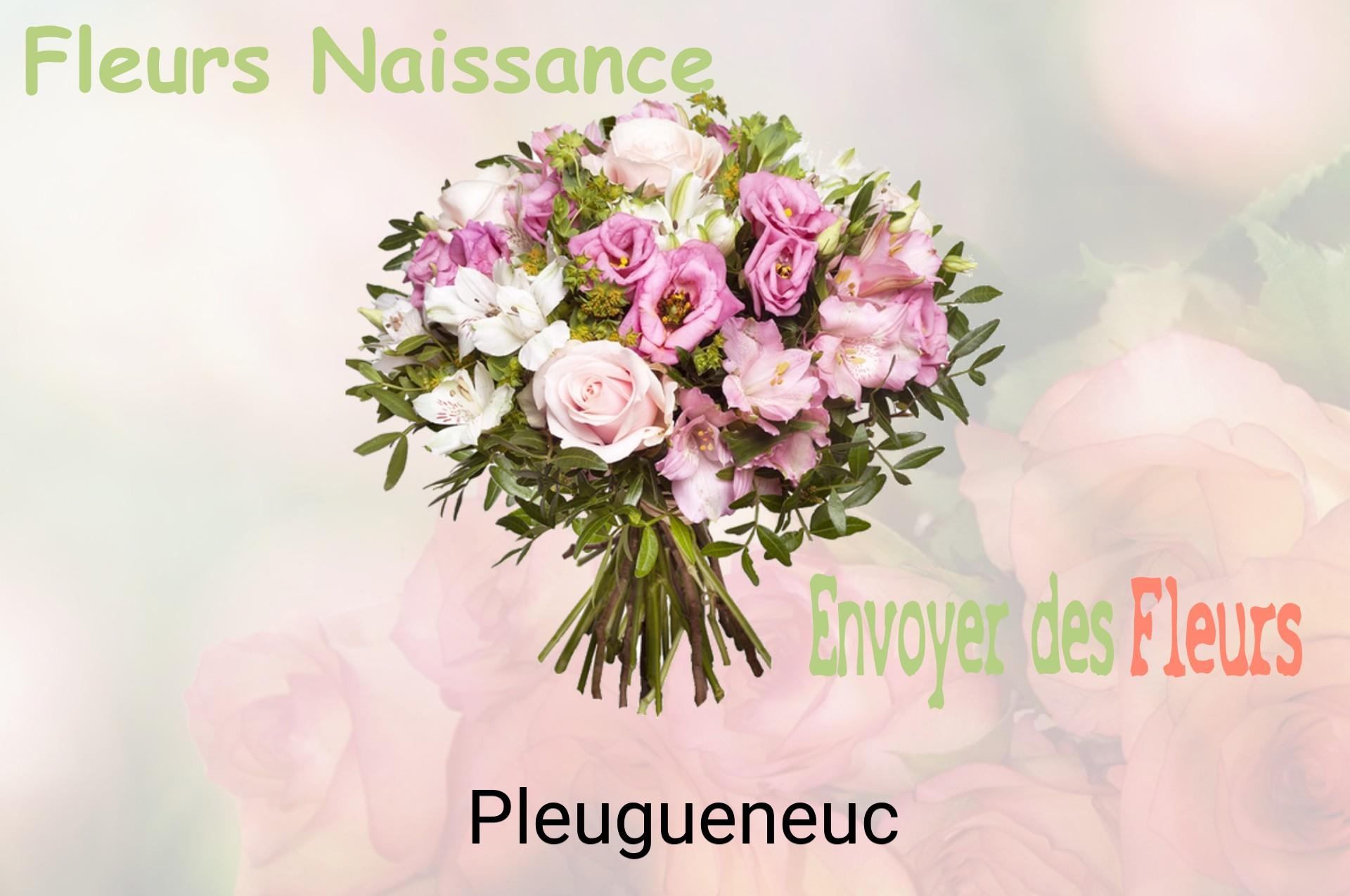 Bouquet de fleurs de naissance livré à Pleugueneuc